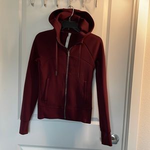Size 2 Lululemon red hoodie.